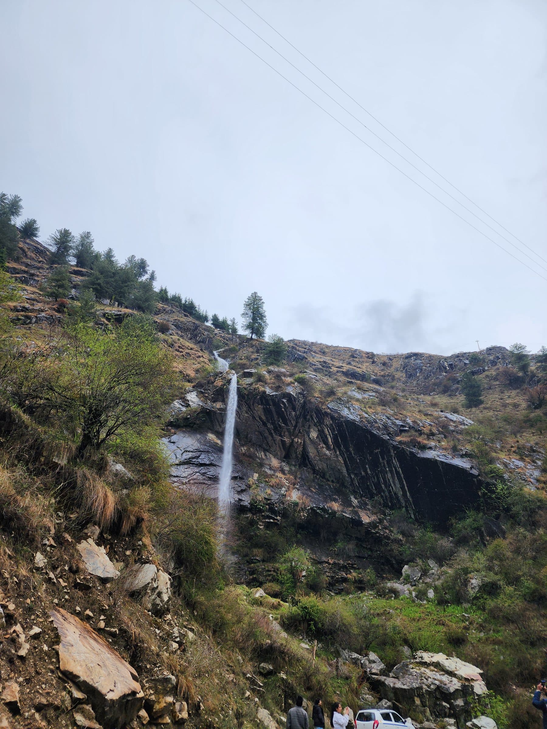 Sajwar Waterfall in Monsoon.