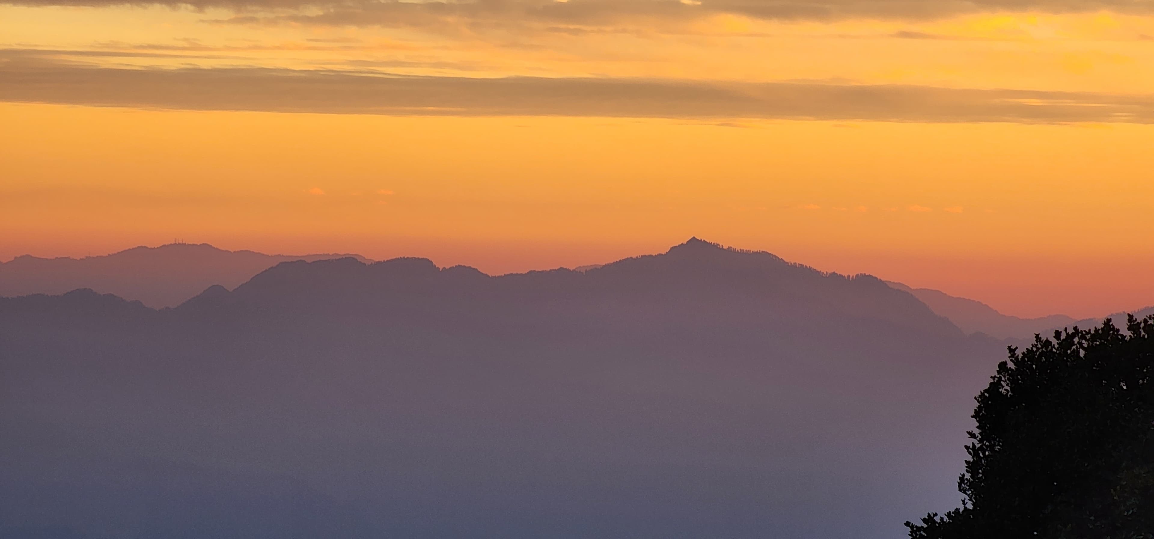 Sunset at Sajwar Valley